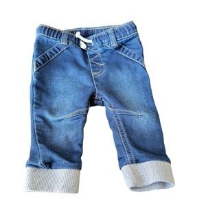 Baby Cat & Jack blue jeans pants size 3-6 mons *